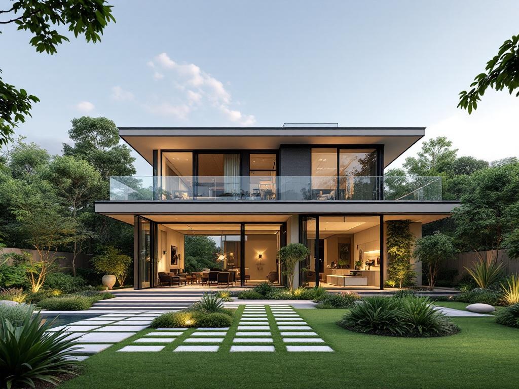 beautiful-modern-house-exterior-landscaped-garden